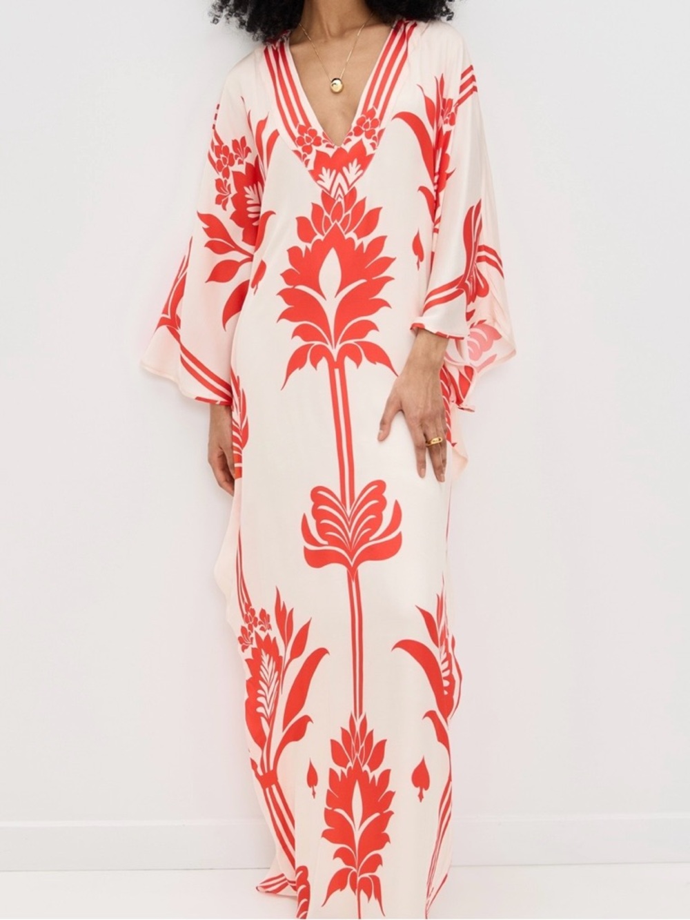 Andres Otalora Bidae Caftan Maxi Dress
